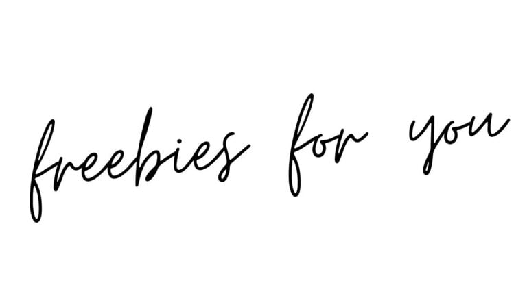 FREEBIES - 1 per order