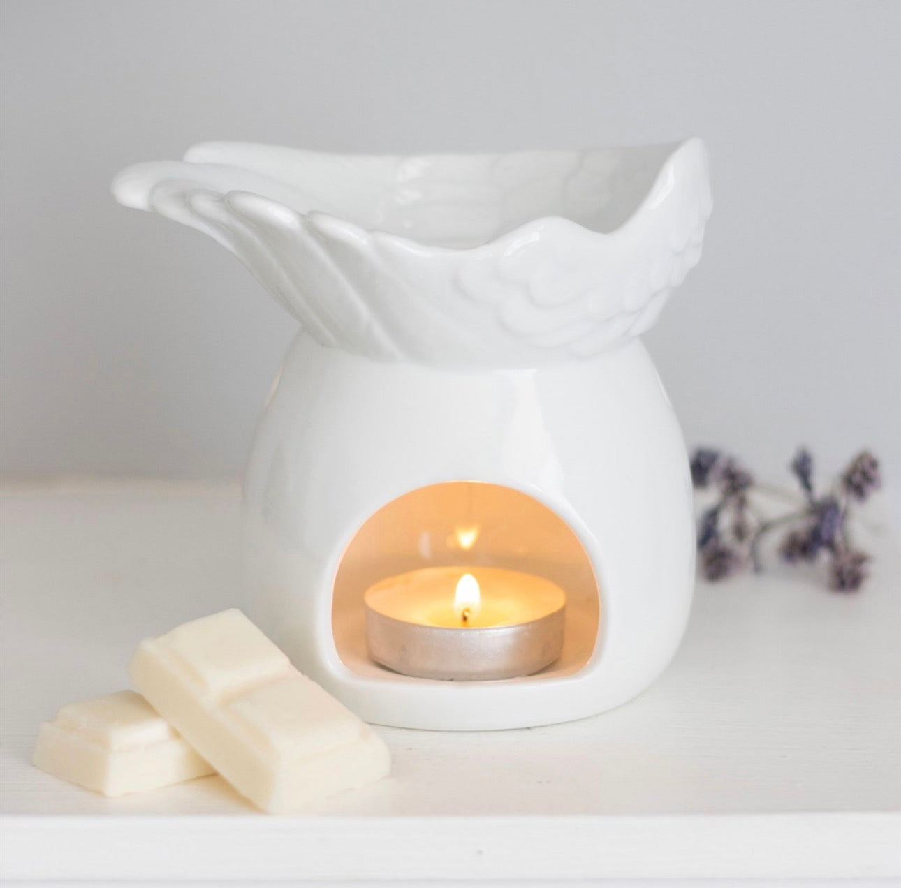 ANGEL WING DISH OIL BURNER