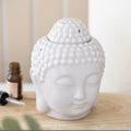SMALL GREY BUDDHA HEAD OIL BURNER
